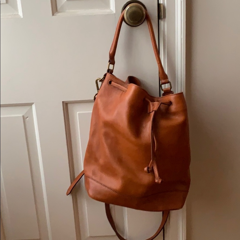 Madewell leather hobo bag